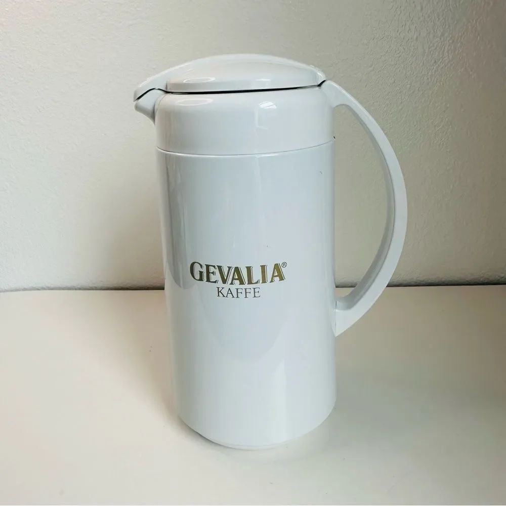 Gevalia White Glass Lined Coffee Carafe 32 Oz.‎